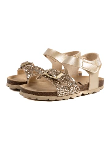 billowy Pantoletten  in gold