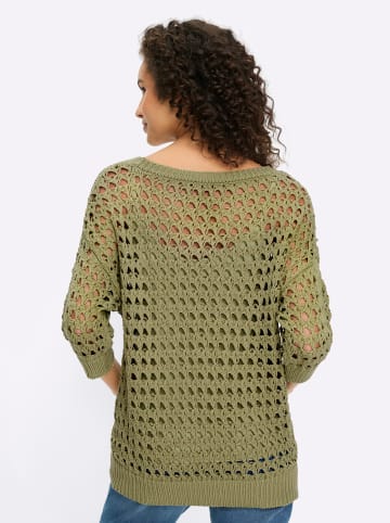 Heine 2-in-1-Pullover in schilf