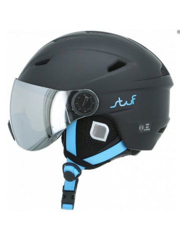 stuf Skihelm mit Visier in schwarz