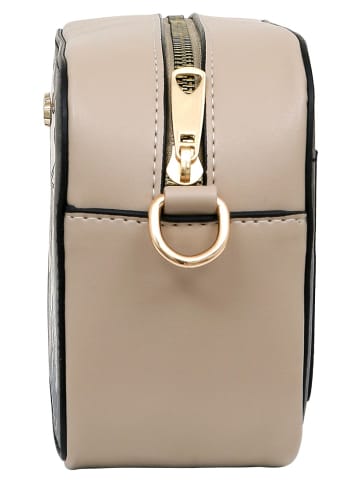 Dogo Mono Abendtasche - Bee with Flowers in Schwarz