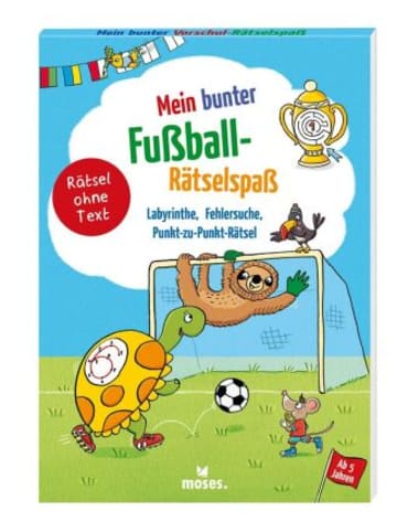moses. Buch - Mein bunter Fußball Rätselspaß