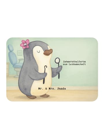 Mr. & Mrs. Panda Magnet Zahnarzthelferin Leidenschaft Design mit... in Weiß