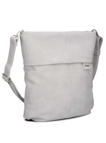 Zwei Mademoiselle M12 - Schultertasche 32 cm (cord-mocca) in nubuk-ice