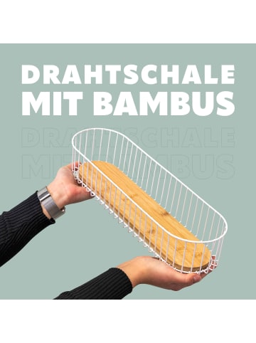 eluno Drahtschale Weiß