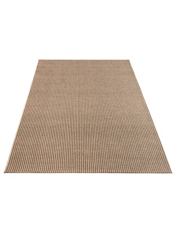 KADIMA DESIGN Teppich Kurzflor Unifarben Wohnzimmer schmutzabweisend in Beige