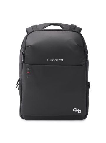 Hedgren Commute Rucksack RFID 40 cm Laptopfach in black eco