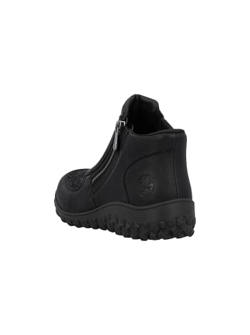 rieker Belinga High-Top-Sneaker mit Reißverschluss Schwarz