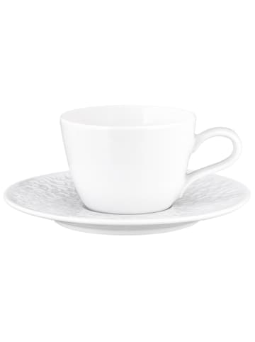 Seltmann Weiden 6er Set Kaffeetassen mit Untertassen Nori Home 240 ml in weiß