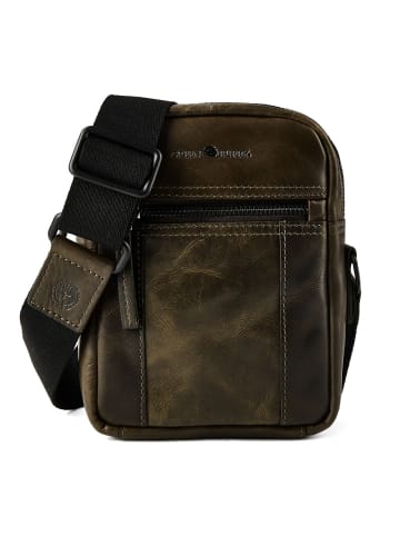 Greenburry Newport Mini Bag Umhängetasche Leder 18 cm in british green