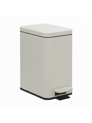 relaxdays Mülleimer in Beige - 10 Liter