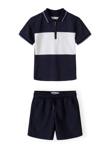 Minoti 2-tlg T-Shirt & Shorts 29POLO252 in dunkelblau