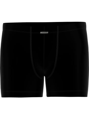 Ammann Baumwolle, Single-Jersey Bio Long-Pants in schwarz