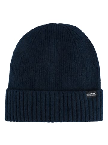 Regatta Ribbed Basic Beanie in Dunkelblau