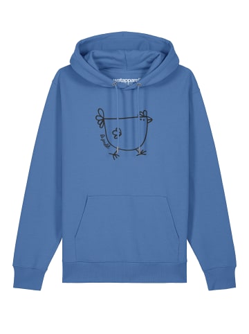 wat? Apparel Sweatshirt Le poulet - das Huhn in Bright Blue