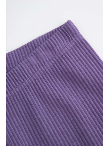 Coccodrillo Gerippte Leggings mit langem Bein in violett