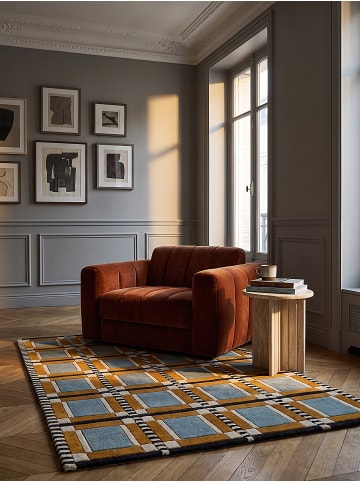 KADIMA DESIGN Wollteppich fussbodenheizung-geeignet ORRIN handgetuftet in Multi