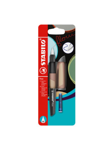 STABILO Papeterie/PBS - Füller - STABILO Flow MONOCHROME - hellbraun, inkl. Patron