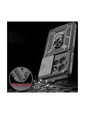 TechProtect Tech Protect Camshield Pro Hülle Schwarz Motorola Moto G15 in Schwarz