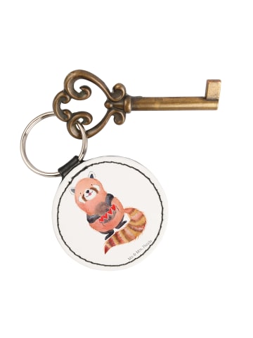 Mr. & Mrs. Panda Anhänger Roter Panda ohne Spruch in Weiß