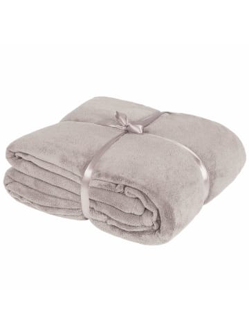 tectake 2er Set Kuscheldecke mit Ärmeln  inklusive Tasche auf der Vorderseite, grau