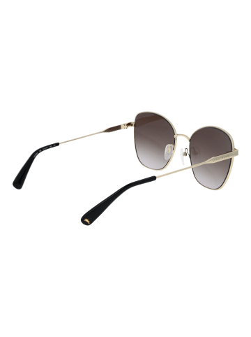 Longchamp Damen Sonnenbrillen Schmetterling Gold