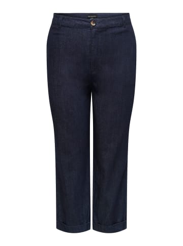 ONLY Carmakoma Straight-Fit jeans in Dark Blue Denim