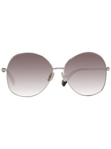 Max Mara Damen Sonnenbrillen Rund Gold
