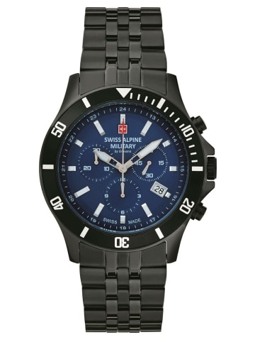 Swiss Alpine Military by Grovana Analoguhr für Herren in Schwarz