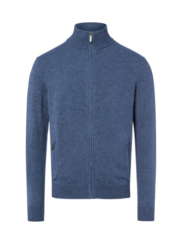 Nils Sundström Strickjacke in indigo - 0023