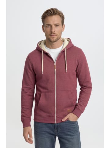 BLEND Kapuzensweatjacke BHHulker in Rot