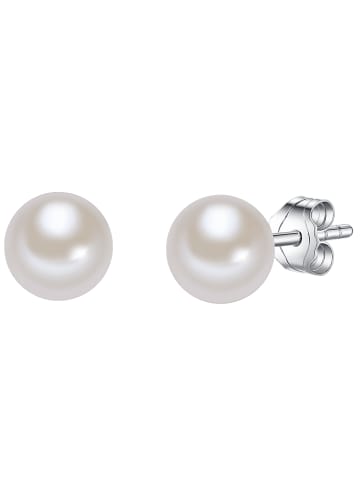 Valero Pearls Ohrringe aus Sterling Silber mit Süßwasser-Zuchtperle in weiß