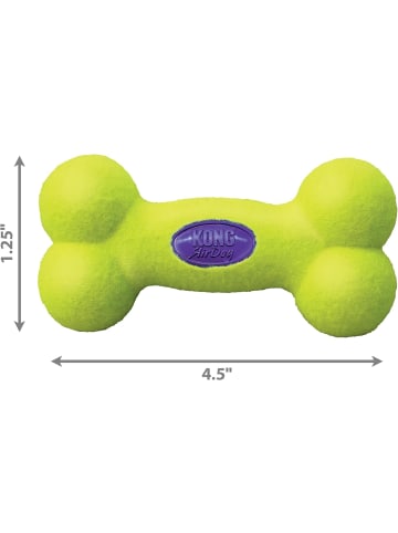 KONG Paulchen Air Kong Bone (S) 15180 11 cm mit Squeaker Hundespielzeug