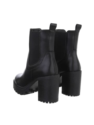 Ital-Design Stiefelette in Schwarz