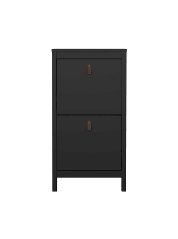 CALICOSY Regal BARCELONE in Mattschwarz - (W)53,8  x (H)102,9  x (L)24,6 cm