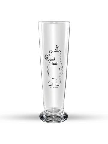Mr. & Mrs. Panda Bierglas Bär Geburtstag ohne Spruch in Transparent