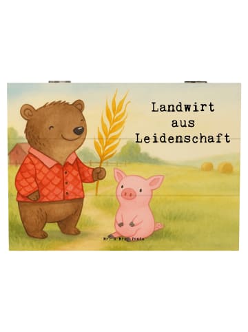 Mr. & Mrs. Panda Schatztruhe Landwirt Leidenschaft Design mit Sp... in Weiß