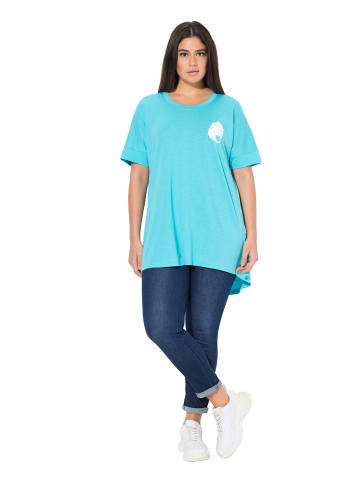 Ulla Popken Shirt in tiefes aqua
