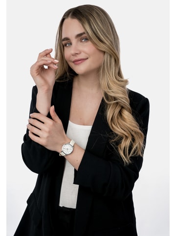 SURI FREY Armbanduhr SFY Nicky in creme silber