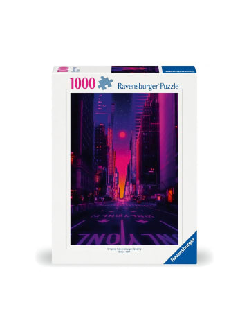 Ravensburger Puzzle New York in Neon - 1000 Teile, ab 14 Jahre