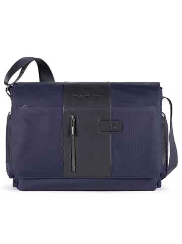 Piquadro Brief Messenger 43 cm Laptopfach in blue