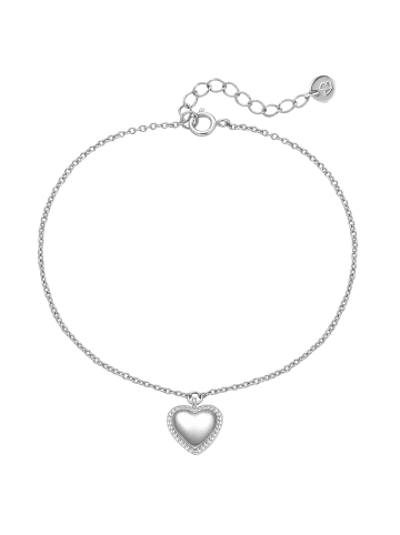 Glanzstücke München Armband Herz aus Sterling Silber mit in silber