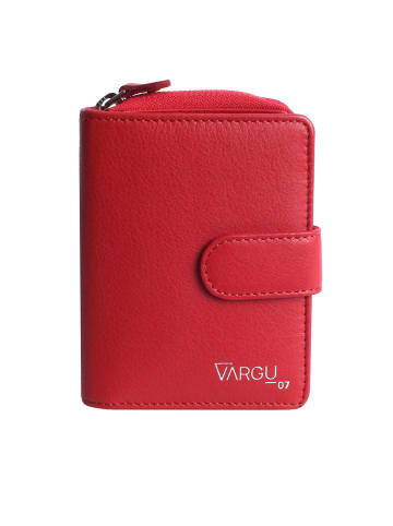VARGU Echtleder Geldbörse VINEM 1-A mono in red
