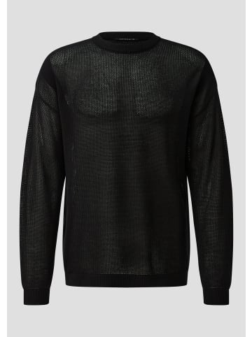 QS Strickpullover in 9999_schwarz
