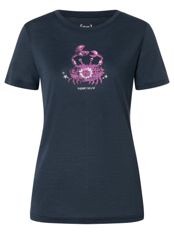 super.natural W MRS CRAB TEE in blau