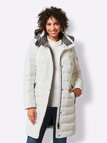 creation L Daunenmantel in ecru