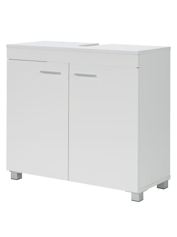 home24 Waschbeckenunterschrank Baymot Türen in Weiß