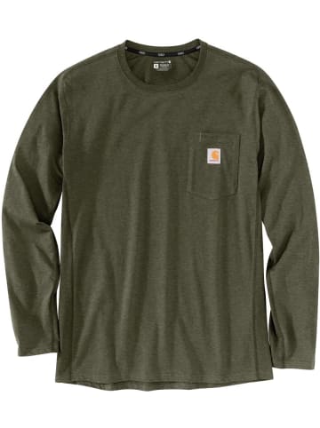 CARHARTT  Longsleeve "Forced Flex 104617" in Grün