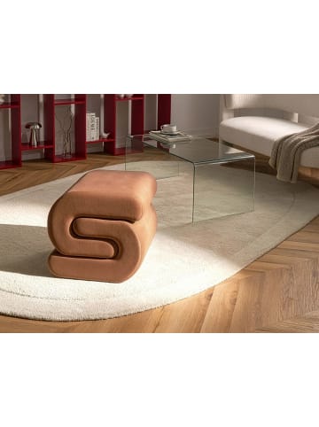 Beliani Pouf ARCADIA in Braun - (W) 45 x (H) 48 x (L) 50 cm