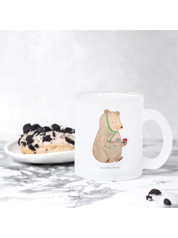 Mr. & Mrs. Panda Glas Bär Arzt ohne Spruch in Transparent