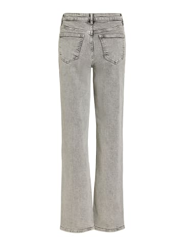 Vila Straight Fit Jeans in Light Grey Denim